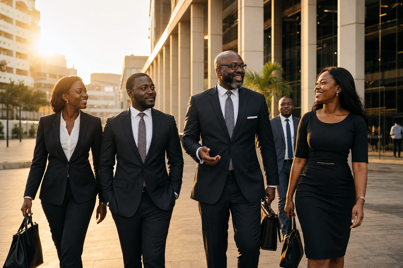 Ghanaian business leaders in Accra